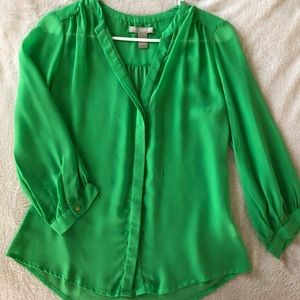 🚨Sale🚨 4 for $30 Banana Republic Green Blouse 💚
